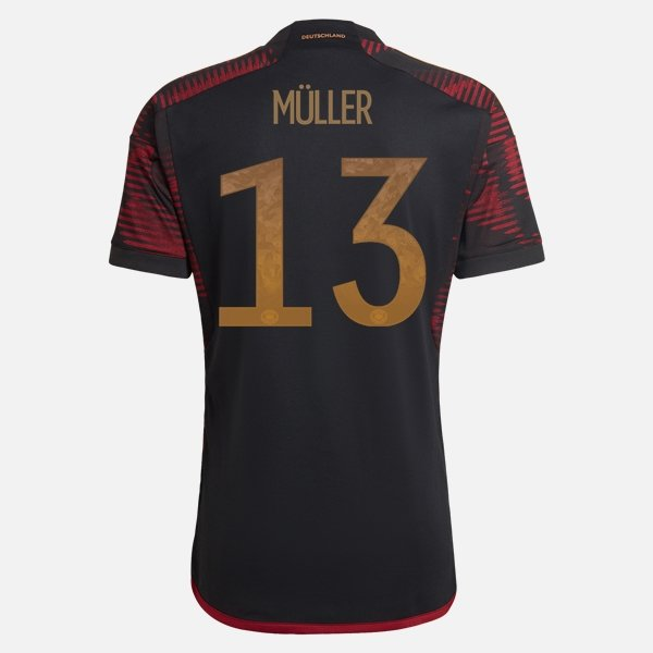 Camisola Alemanha Thomas Müller 13 2º Equipamento 2022