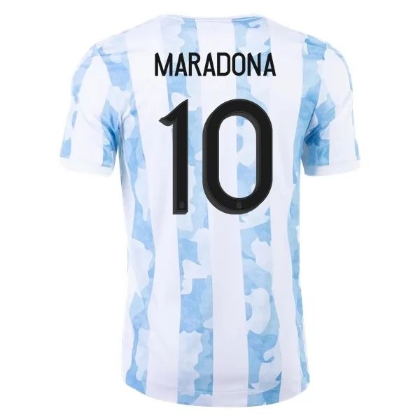 Camisola Argentina Maradona 10 1º Equipamento 2021