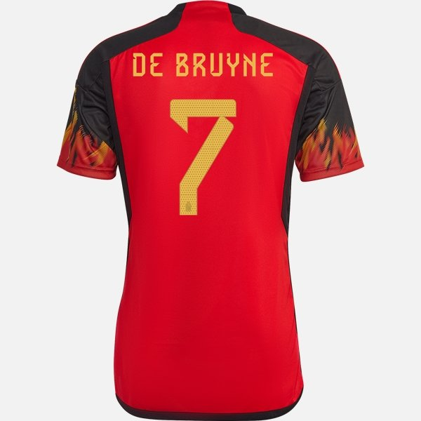 Camisola Bélgica Kevin De Bruyne 7 1º Equipamento 2022
