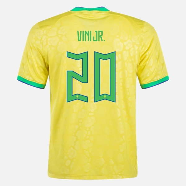 Camisola Brasil VINICIUS JR. 20 1º Equipamento 2022