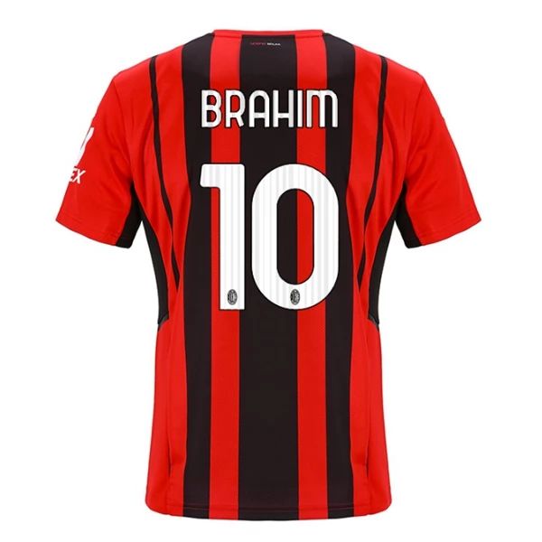 Camisola AC Milan Brahim 10 1º Equipamento 2021 2022