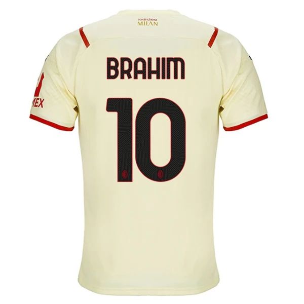 Camisola AC Milan Brahim 10 2º Equipamento 2021 2022