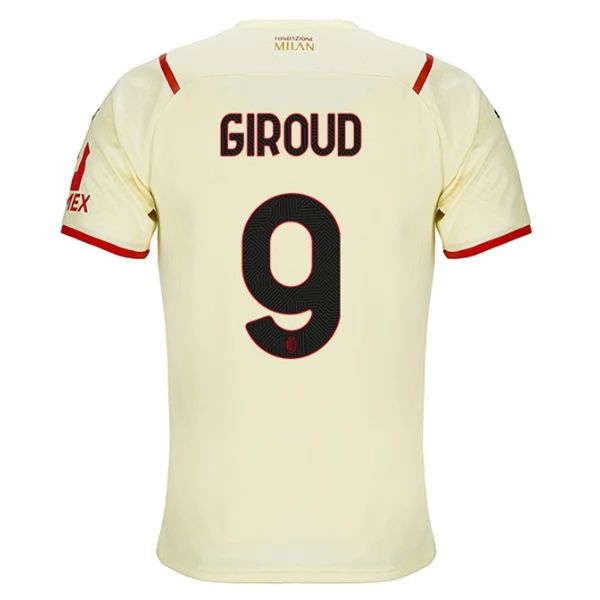 Camisola AC Milan Giroud 9 2º Equipamento 2021 2022