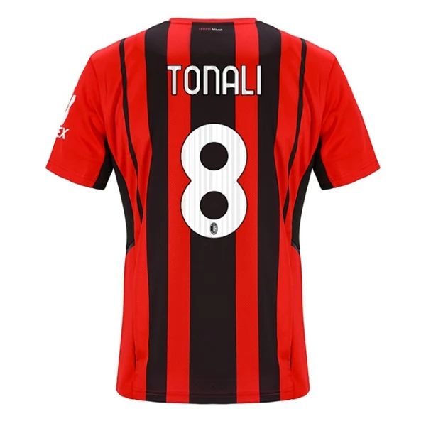 Camisola AC Milan Tonali 8 1º Equipamento 2021 2022