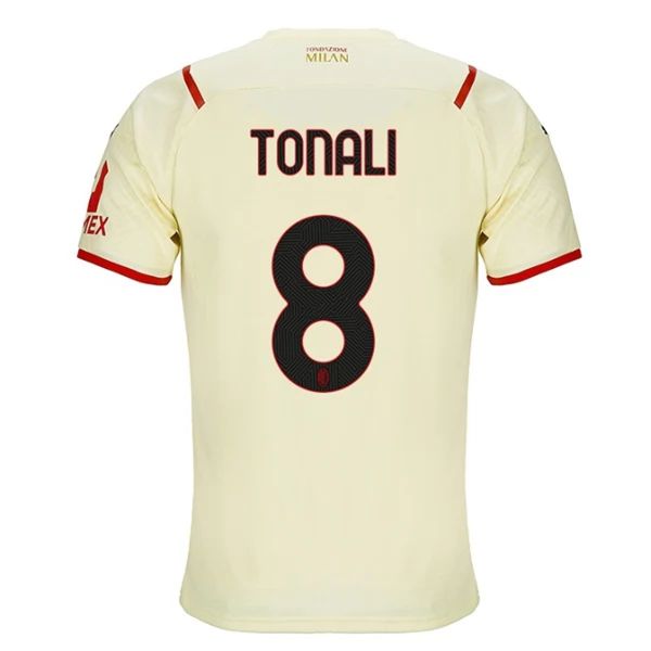 Camisola AC Milan Tonali 8 2º Equipamento 2021 2022