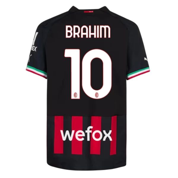 Camisola AC Milan 2022-23 Brahim 10 1º Equipamento