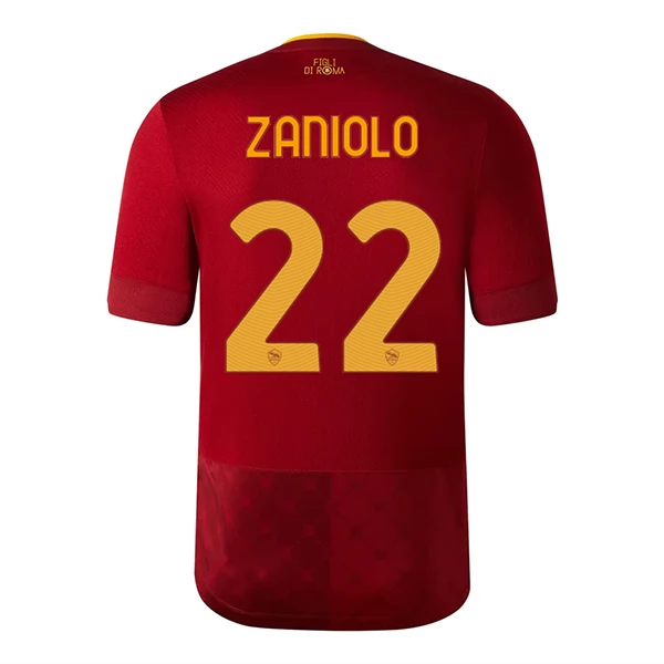 Camisola AS Roma 2022-23 Zaniolo 22 1º Equipamento