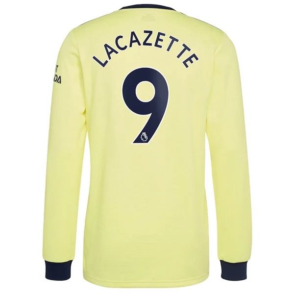 Camisola Arsenal Alexandre Lacazette 9 2º Equipamento 2021 2022 – Manga Comprida