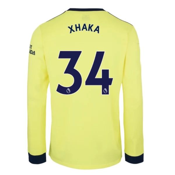Camisola Arsenal Granit Xhaka 34 2º Equipamento 2021 2022 – Manga Comprida