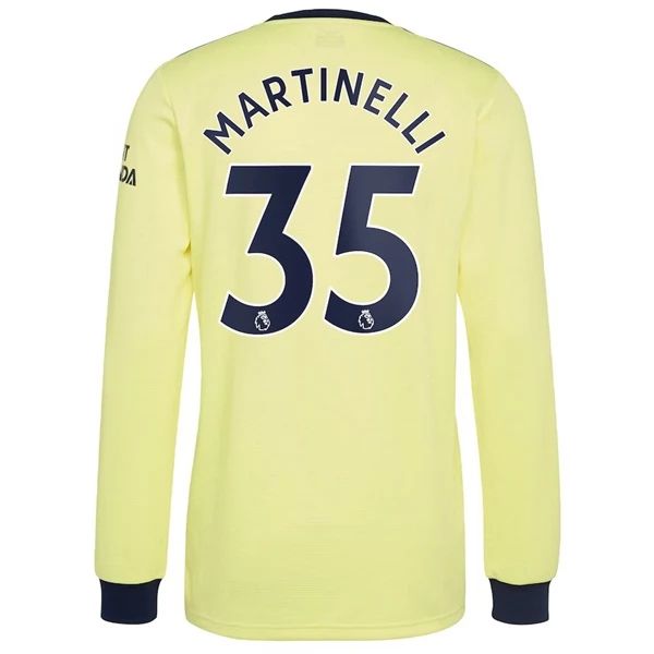 Camisola Arsenal Martinelli 35 2º Equipamento 2021 2022 – Manga Comprida