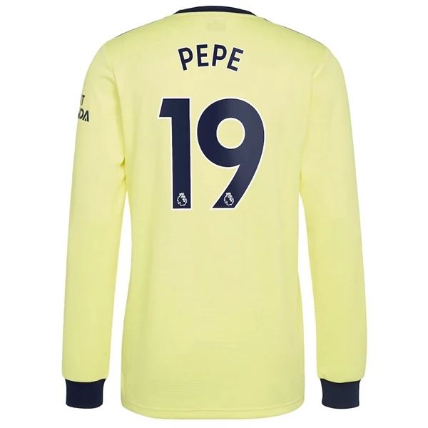 Camisola Arsenal Pepe 19 2º Equipamento 2021 2022 – Manga Comprida