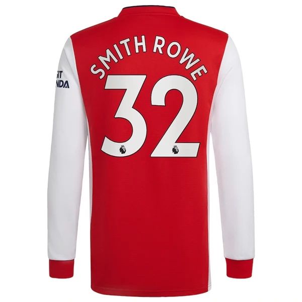 Camisola Arsenal Smith Rowe 32 1º Equipamento 2021 2022 – Manga Comprida