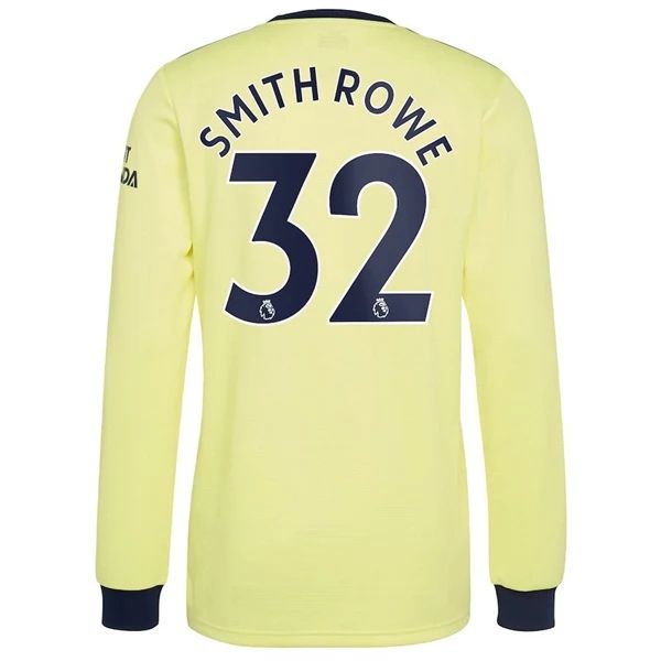 Camisola Arsenal Smith Rowe 32 2º Equipamento 2021 2022 – Manga Comprida