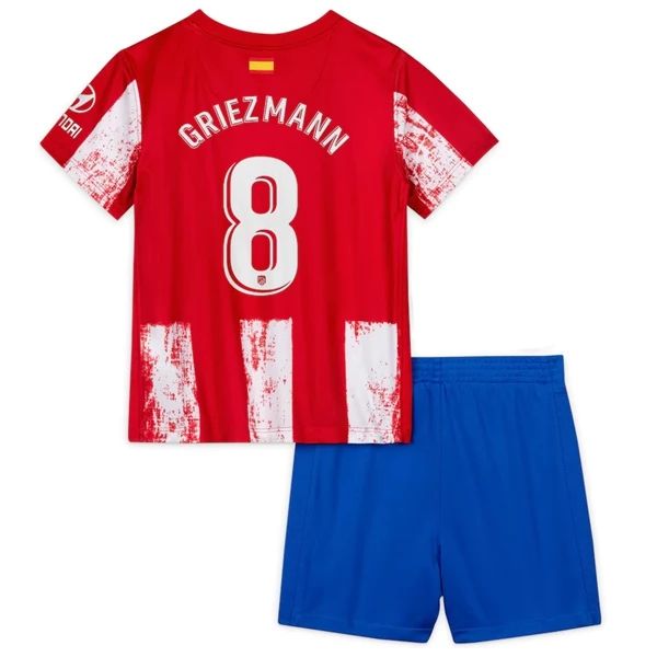 Camisola Atlético Madrid Antoine Griezmann 8 Criança 1º Equipamento 2021-22