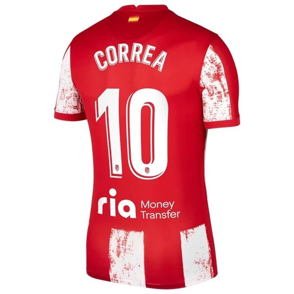 Camisola Atlético Madrid Correa 10 1º Equipamento 2021 2022