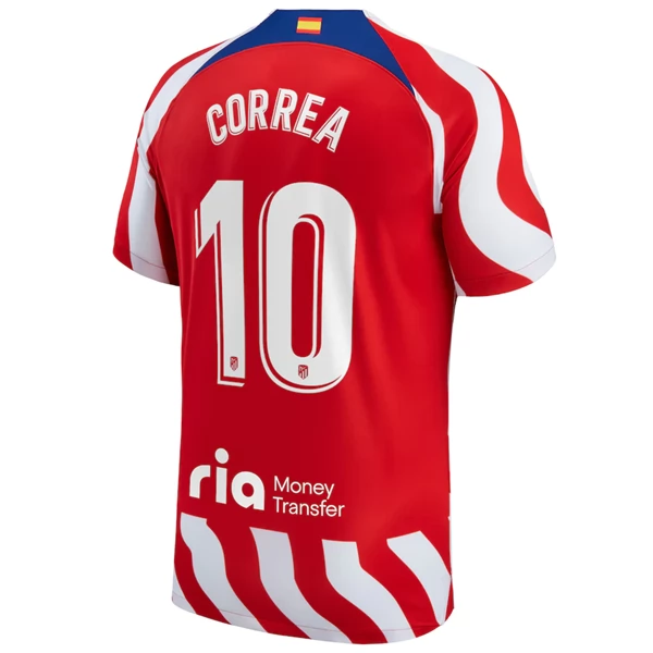 Camisola Atlético Madrid Correa 10 1º Equipamento 2022 2023