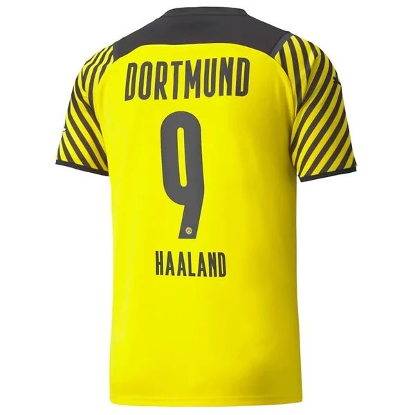Camisola BVB Borussia Dortmund Erling Haaland 9 1º Equipamento 2021 2022
