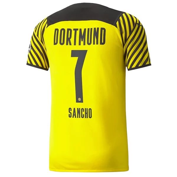 Camisola BVB Borussia Dortmund Jadon Sancho 7 1º Equipamento 2021 2022