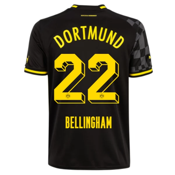 Camisola BVB Borussia Dortmund Bellingham 22 2º Equipamento 2022 2023