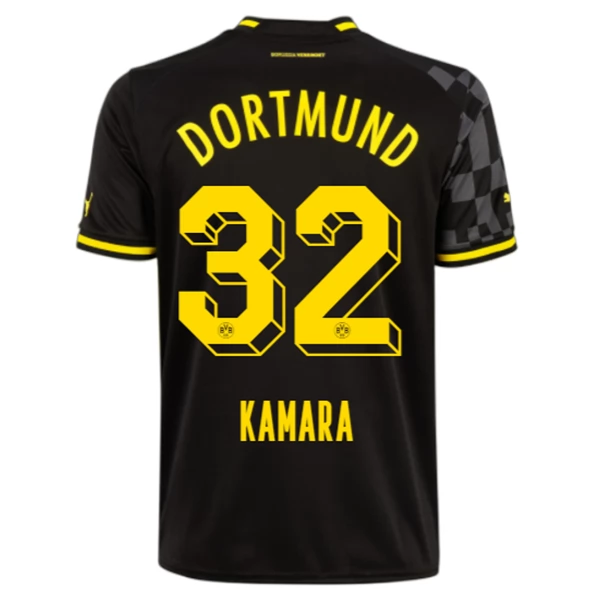 Camisola BVB Borussia Dortmund Kamara 32 2º Equipamento 2022-23