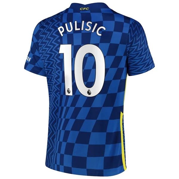 Camisola Chelsea Christian Pulisic 10 1º Equipamento 2021 2022
