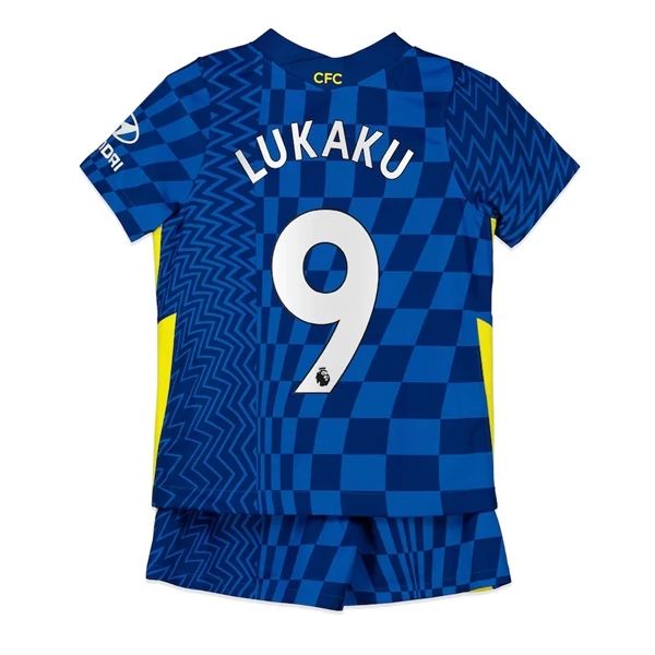 Camisola Chelsea Romelu Lukaku 9 Criança 1º Equipamento 2021-22
