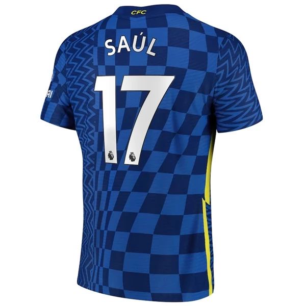 Camisola Chelsea Saúl Ñíguez 17 1º Equipamento 2021 2022