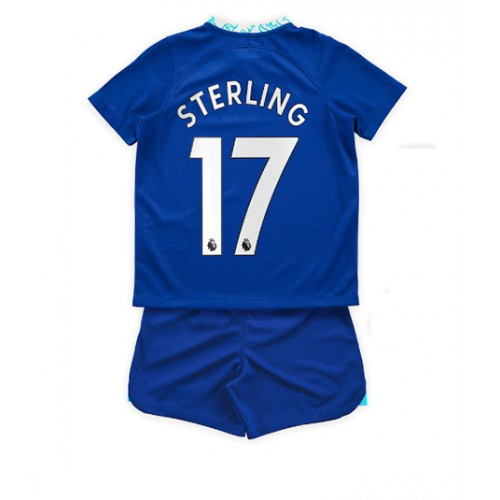 Camisola Chelsea Raheem Sterling 17 Criança 1º Equipamento 2022-23