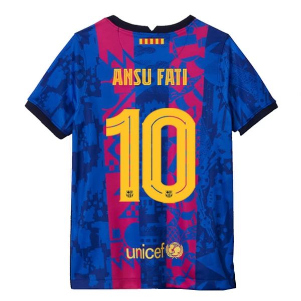 Camisola FC Barcelona Ansu Fati 10 3º Equipamento 2021 2022