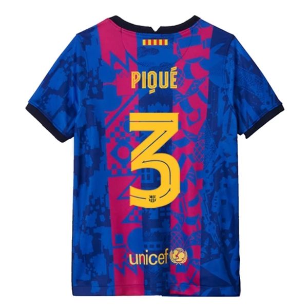 Camisola FC Barcelona Gerard Piqué 3 3º Equipamento 2021 2022