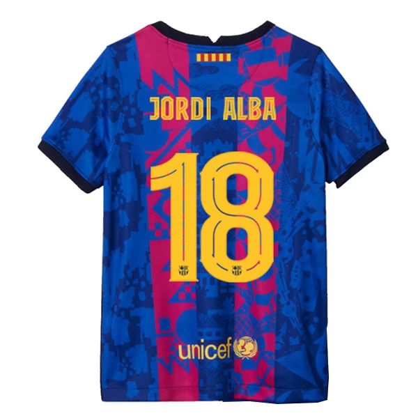 Camisola FC Barcelona Jordi Alba 18 3º Equipamento 2021 2022