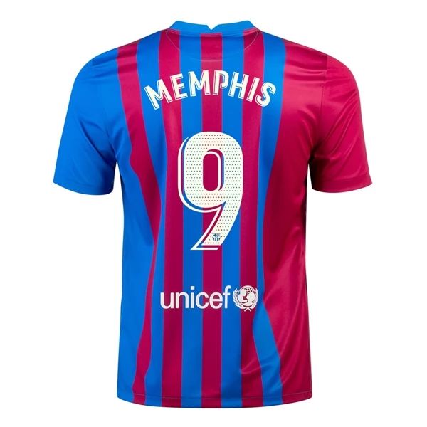 Camisola FC Barcelona Memphis Depay 9 1º Equipamento 2021 2022
