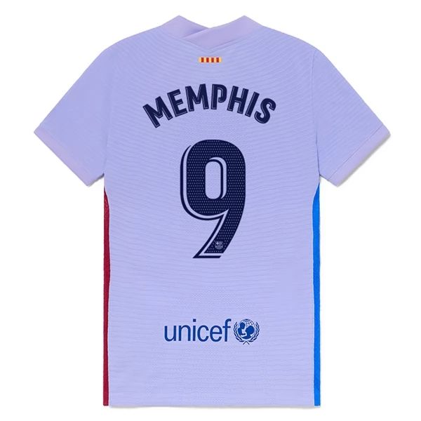 Camisola FC Barcelona Memphis Depay 9 2º Equipamento 2021 2022