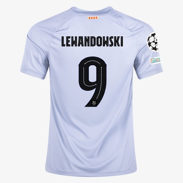 Camisola FC Barcelona Lewandowski 9 3º Equipamento 2022-23