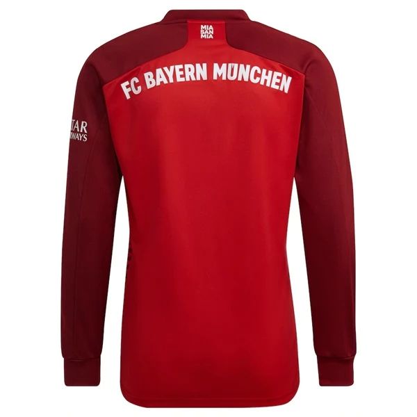 Camisola FC Bayern München 1º Equipamento 2021 2022 – Manga Comprida