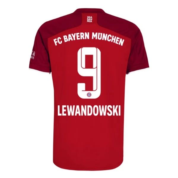 Camisola FC Bayern München Robert Lewandowski 9 1º Equipamento 2021 2022