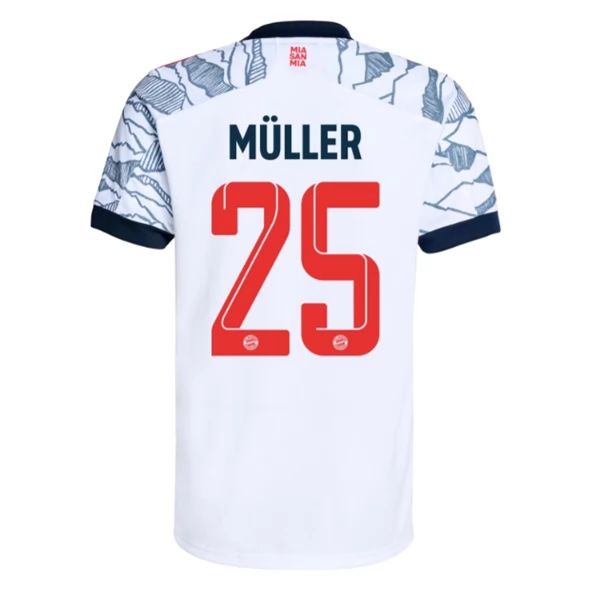 Camisola FC Bayern München Thomas Müller 25 3º Equipamento 2021 2022