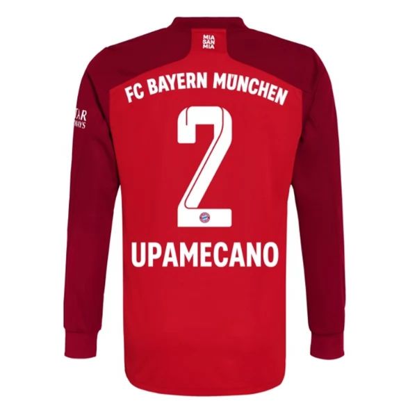 Camisola FC Bayern München Upamecano 2 1º Equipamento 2021 2022 – Manga Comprida