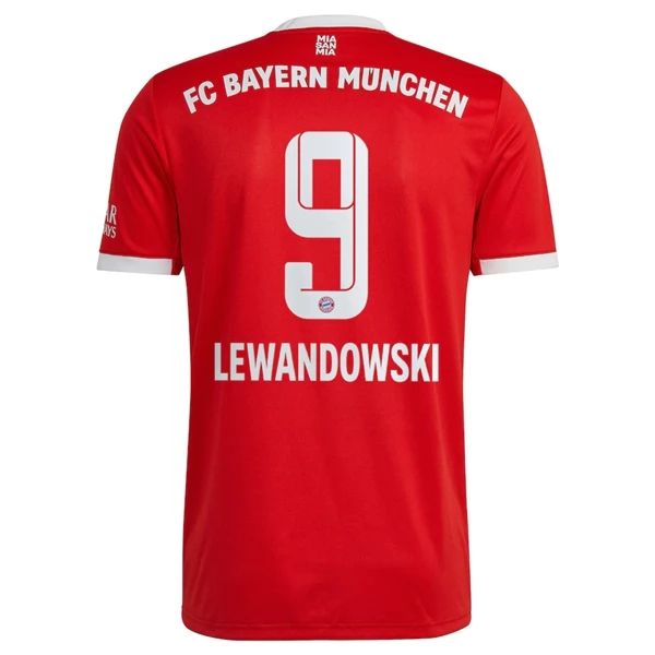 Camisola FC Bayern München Robert Lewandowski 9 1º Equipamento 2022-23