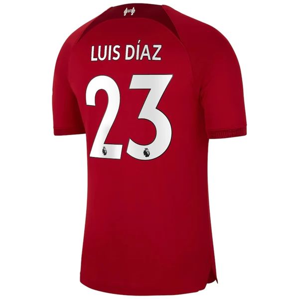 Camisola Liverpool Luis Diaz 23 1º Equipamento 2022-23