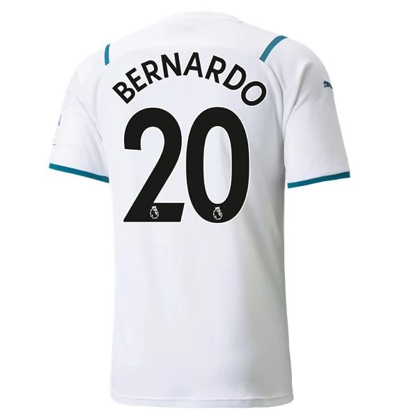 Camisola Manchester City Bernardo Silva 20 2º Equipamento 2021 2022