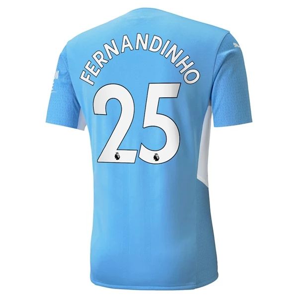 Camisola Manchester City Fernandinho 25 1º Equipamento 2021 2022