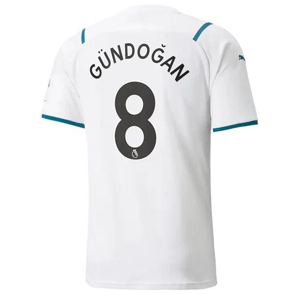 Camisola Manchester City İlkay Gündoğan 8 2º Equipamento 2021 2022