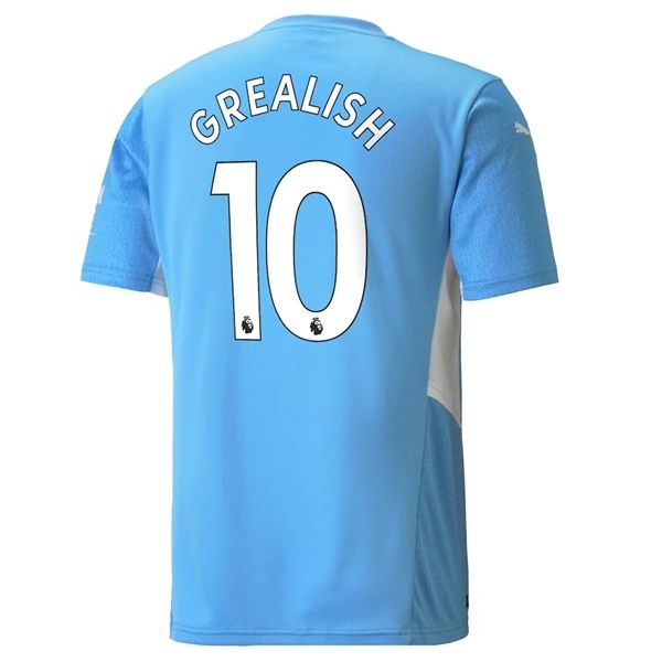 Camisola Manchester City Jack Grealish 10 1º Equipamento 2021 2022
