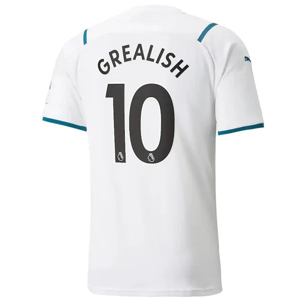 Camisola Manchester City Jack Grealish 10 2º Equipamento 2021 2022