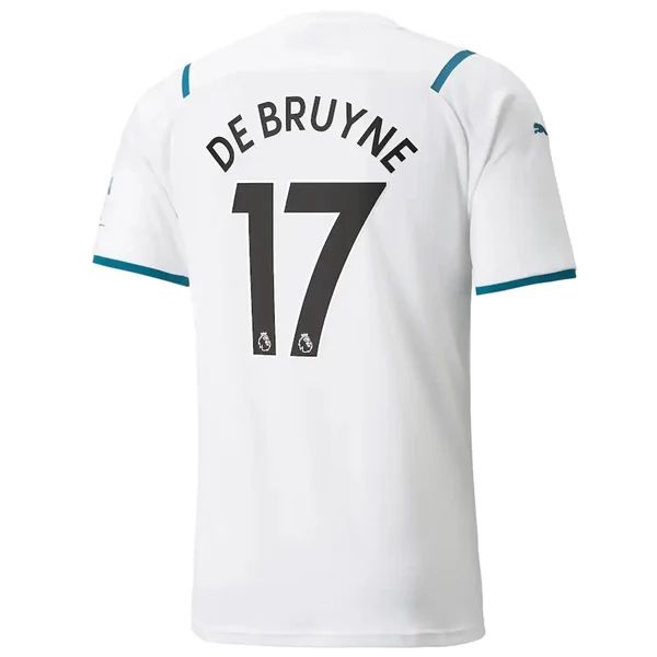 Camisola Manchester City Kevin De Bruyne 17 2º Equipamento 2021 2022