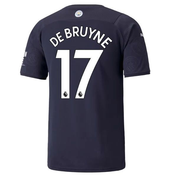 Camisola Manchester City Kevin De Bruyne 17 3º Equipamento 2021 2022