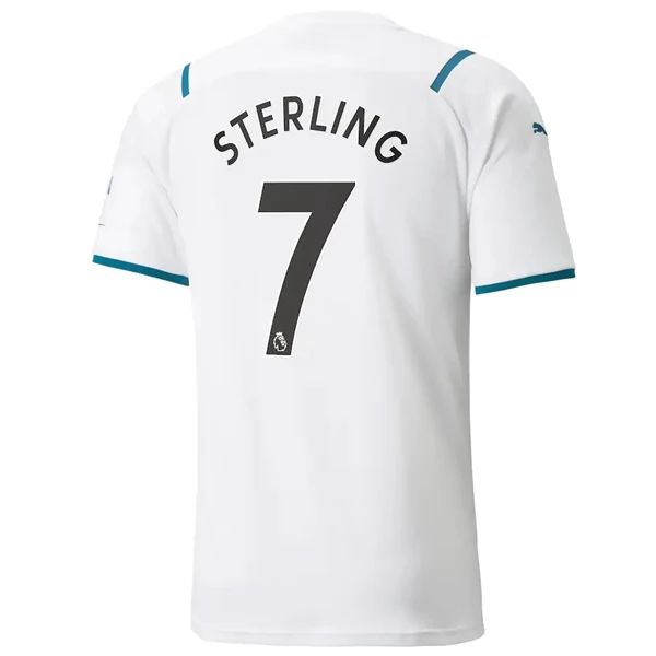 Camisola Manchester City Raheem Sterling 7 2º Equipamento 2021 2022