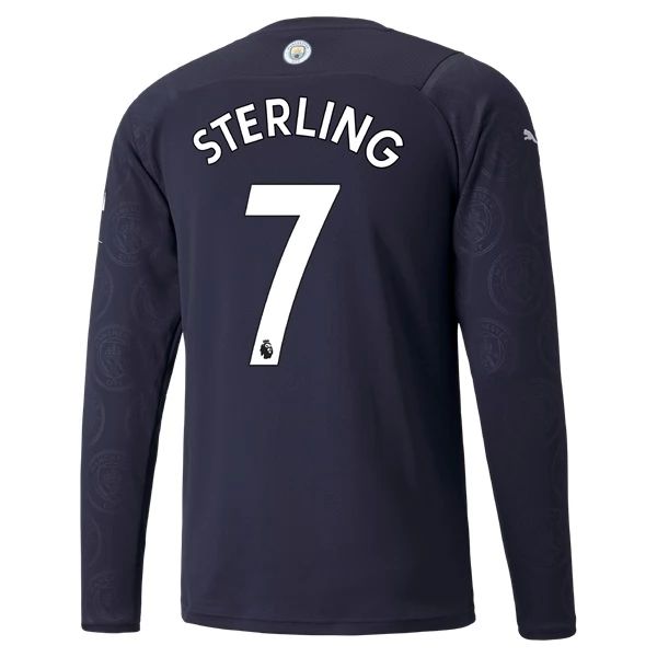 Camisola Manchester City Raheem Sterling 7 3º Equipamento – Manga Comprida