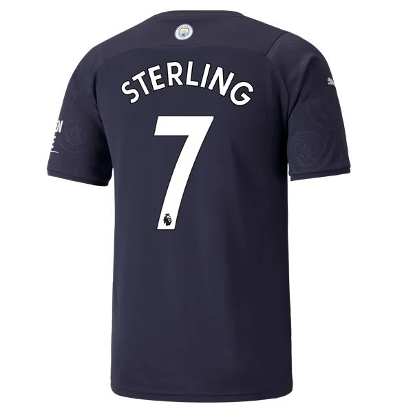 Camisola Manchester City Raheem Sterling 7 3º Equipamento 2021 2022